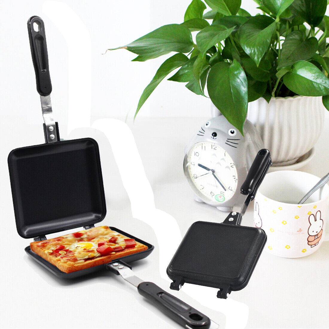 Sandwich Toastie Maker Toaster Machine Breakfast Non-stick Camping Stove Toaster Heritage cosmetics and beauty care