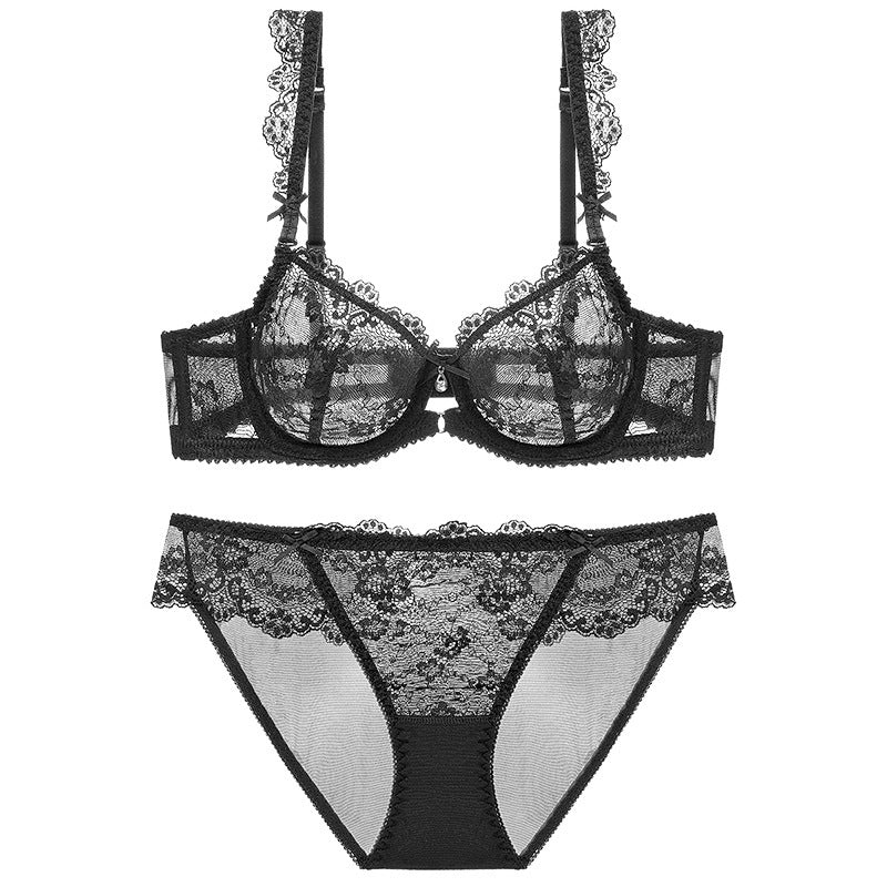 Sheer Lace Bra Spongeless Set - Heritage cosmetics and beauty care