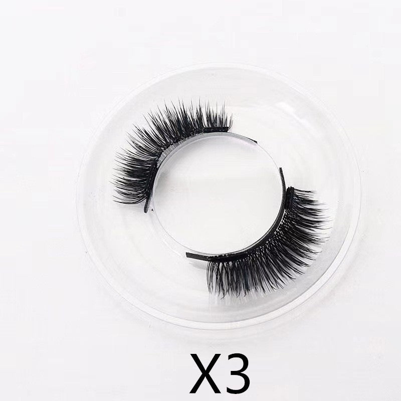 Reusable Magnetic Self-Adhesive Eyelashes No Eyeliner Or Glue Needed False Lashes Stable And Easy To Put On Natural Look And Waterproof Fake Eyelashes - Heritage cosmetics and beauty care