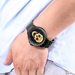 3D Black Watch Pirate Skull Style Quartz Men Watches Brand Men Military steel Men Sports Watch Waterproof Relogio Masculino - Heritage cosmetics and beauty care