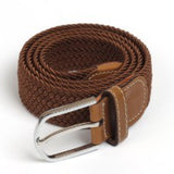 Simple Stretch And Breathable Canvas Woven Belt - Heritage cosmetics and beauty care