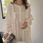 The New Korean Ins Sweet Can Wear Bow Pajamas Girls Home Clothes Sleeping Skirts - Heritage cosmetics and beauty care