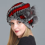 European And American Women's Fur Knitted Hats - Heritage cosmetics and beauty care