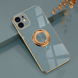 Electroplating Car Magnetic Mobile Phone Case Heritage cosmetics and beauty care