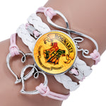 Hot Sale Hogwarts School Magic Academy Glass Cabochon Bracelets - Heritage cosmetics and beauty care