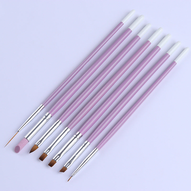 Carved pen nail brush - Heritage cosmetics and beauty care