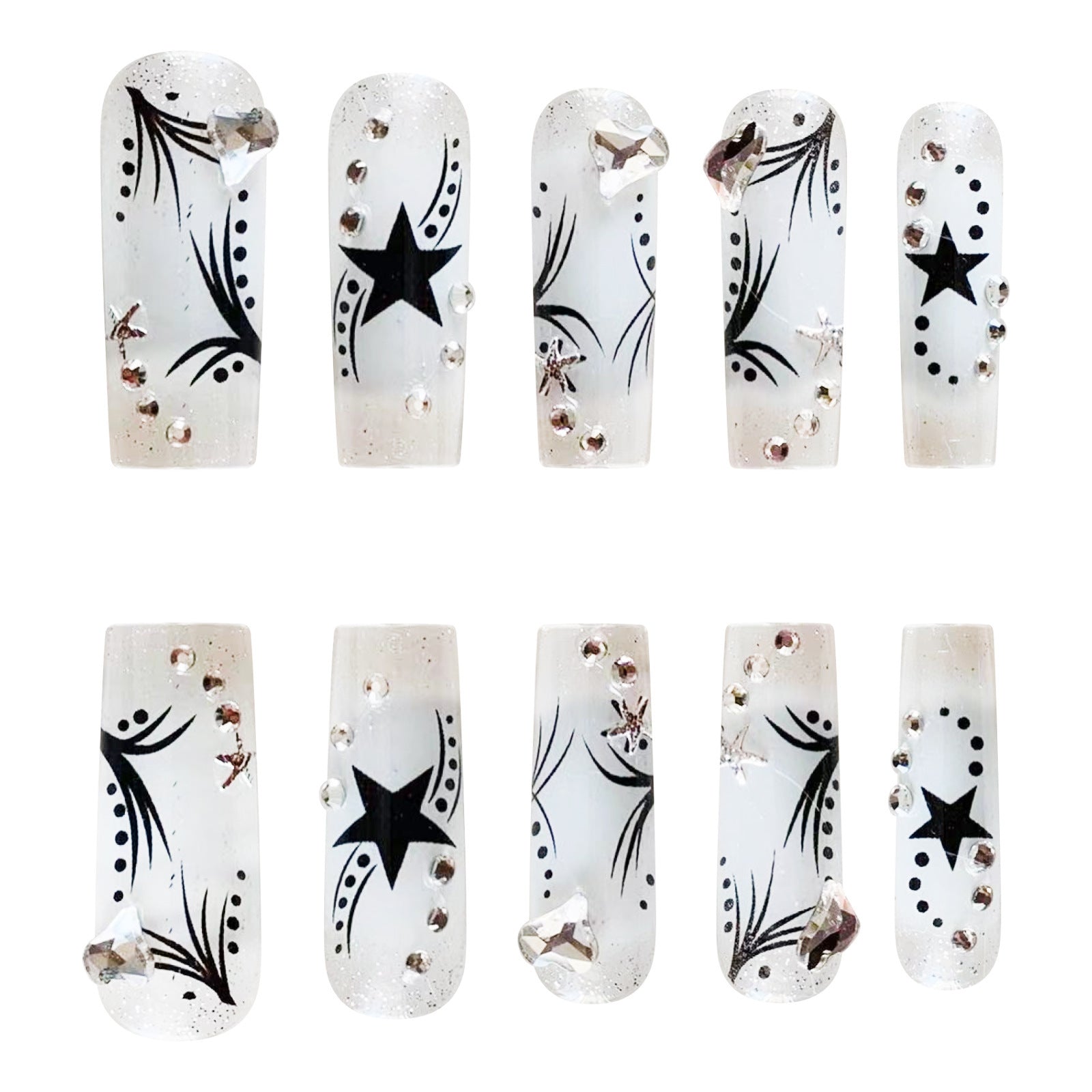 Women's Fashion Rhinestone Patch Nails - Heritage cosmetics and beauty care