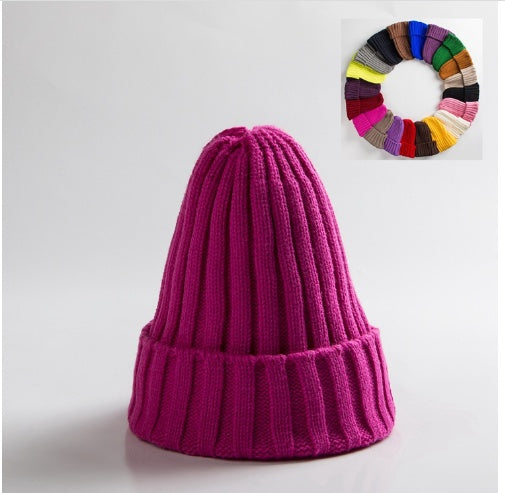 New Woolen Curly-brimmed Winter Warm Knitting Pointed Hats - Heritage cosmetics and beauty care