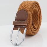 Simple Stretch And Breathable Canvas Woven Belt - Heritage cosmetics and beauty care