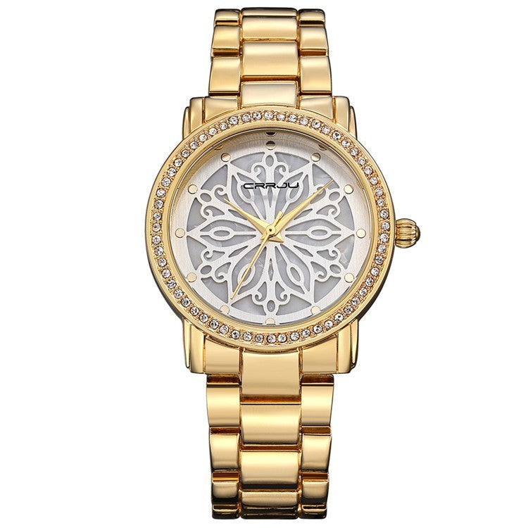 Women's Watch Women's Steel Band Diamond Business Leisure - Heritage cosmetics and beauty care