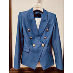 Button temperament women's blazer - Heritage cosmetics and beauty care