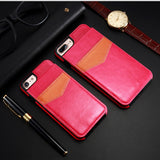 Compatible With Apple, Retro Leather Wallet Case For 8 7 6S 6 Plus Card Slot Holder Phone Cases Heritage cosmetics and beauty care