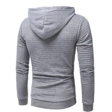 fo Square Pattern Quilted Classic  Men's  Casual Hoodies Men Heritage cosmetics and beauty care