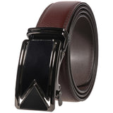 Fashion Men's Two-layer Cowhide Automatic Buckle Trouser Belt - Heritage cosmetics and beauty care