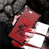 Compatible with Apple, 3D Rose Embroidered Cases for iPhone Heritage cosmetics and beauty care