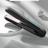 Wireless Hair Straightener Flat Iron Mini 2 IN 1 Roller USB 5000mAh Max 200 Degree Portable Cordless Curler 4 Levels Dry And Wet Uses - Heritage cosmetics and beauty care