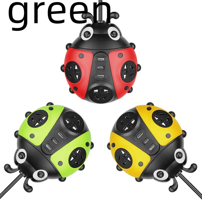 Creative Insect Climbing Wall Smart Socket With Independent Power Strip Heritage cosmetics and beauty care