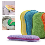 Double-Sided Kitchen Cleaning Magic Sponge Microfiber Non-Stick Kitchen Parts Washing Bowl And Pot Tools - Heritage cosmetics and beauty care