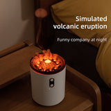 Volcanic Flame Aroma Essential Oil Diffuser USB Portable Jellyfish Air Humidifier Night Light Lamp Fragrance Humidifier Heritage cosmetics and beauty care