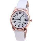 Drop Shipping Women Simple Dial Wristwatches Casual Fashion Luxury Leather Strap Quartz Watches Clock Relogio Feminino - Heritage cosmetics and beauty care