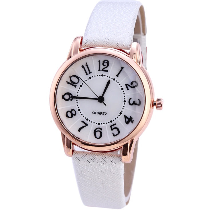 Drop Shipping Women Simple Dial Wristwatches Casual Fashion Luxury Leather Strap Quartz Watches Clock Relogio Feminino - Heritage cosmetics and beauty care