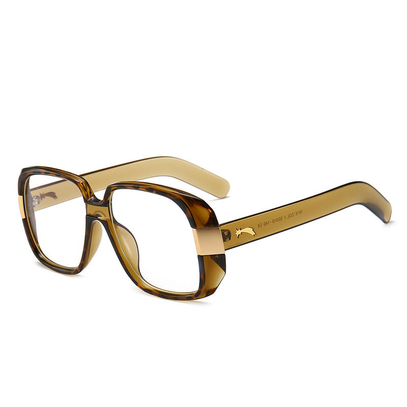 Square tortoiseshell sunglasses gold - Heritage cosmetics and beauty care