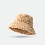 Lambswool Fisherman Hat Winter Warm Fashionable Solid Color Hats For Women - Heritage cosmetics and beauty care