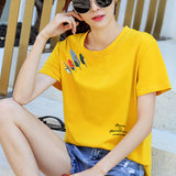 Women's loose t-shirts cotton student shirts - Heritage cosmetics and beauty care