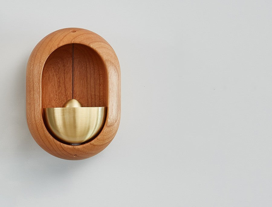 Wooden Magnetic Suction Door Bell Pendant - Heritage cosmetics and beauty care