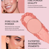 Beauty Matte Rouge Blush Repair Three-dimensional Eye Shadow Six-color Integrated - Heritage cosmetics and beauty care