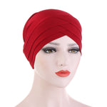 Three Crossed Indian Hats In Stretch Cloth Forehead - Heritage cosmetics and beauty care