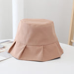 Women Sun Hats Female Summer Solid Bucket Hat Lady Pure Color Panama Cotton Outdoor Fisherman Hat - Heritage cosmetics and beauty care