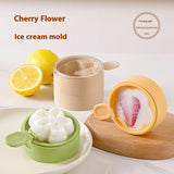 Creative Flower Ice Cream Household Silicone Ice Cube Mold - Heritage cosmetics and beauty care