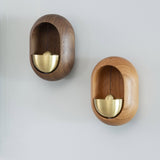 Wooden Magnetic Suction Door Bell Pendant - Heritage cosmetics and beauty care