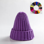 New Woolen Curly-brimmed Winter Warm Knitting Pointed Hats - Heritage cosmetics and beauty care