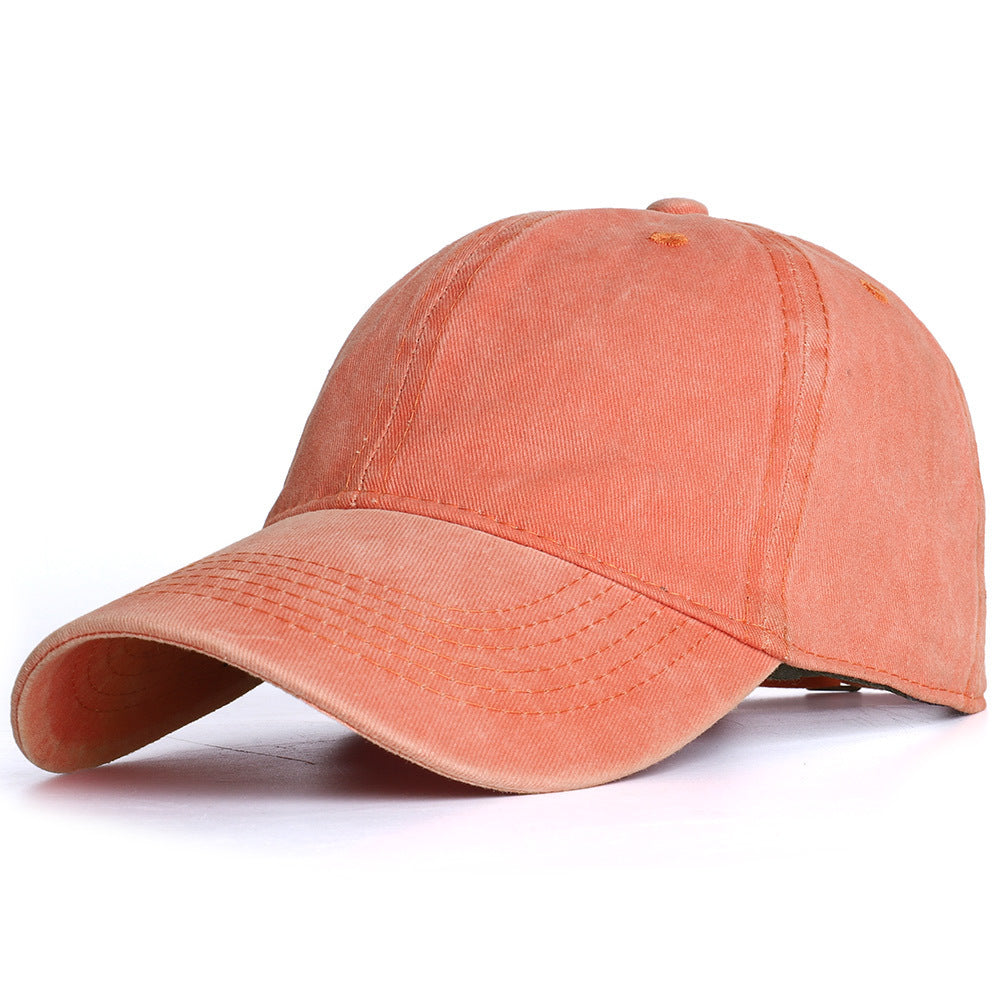 Washed Baseball Caps For Men And Women Outdoor Distressed Sun Hats Simple Caps - Heritage cosmetics and beauty care