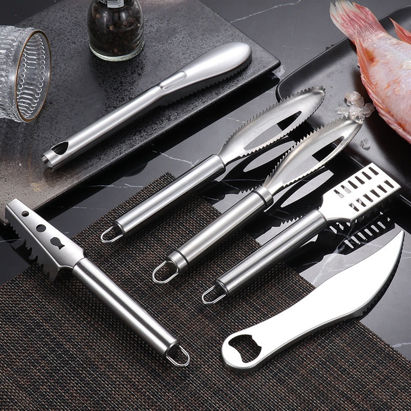 Fish Scale Planer Fish Scale Peeler Stainless Steel Gadget For Scraping Fish Scales Scale Device Scale Scale Brush Household Tool Fish Knife - Heritage cosmetics and beauty care