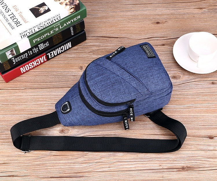 Casual Youth Korean Style Shoulder Bag Men's Oxford Cloth Messenger Bag