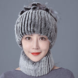 Fashion Thickened Ear Protection Flower Wool Hat - Heritage cosmetics and beauty care