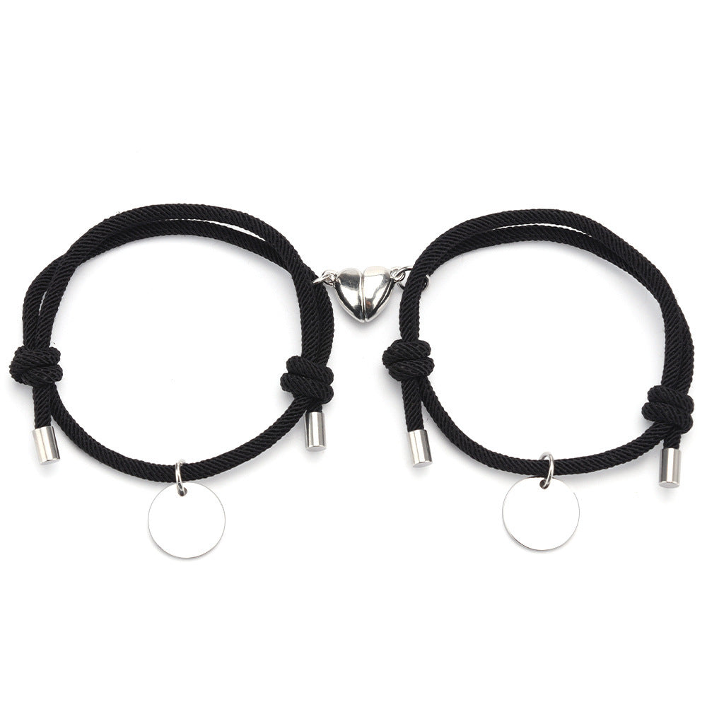 A Pair Of Men And Women Couple Bracelets - Heritage cosmetics and beauty care