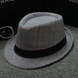 British Houndstooth European And American Sun Hats For Men - Heritage cosmetics and beauty care