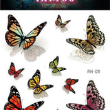 Waterproof Temporary Tattoo Sticker Small Butterfly Body Art Fake Tattoo Flash Tattoo Clavicle Female - Heritage cosmetics and beauty care