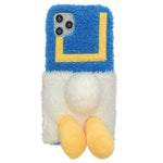 Autumn And Winter Plush Cute Duck Butt Mobile Phone Shell Winter Super Cute Heritage cosmetics and beauty care