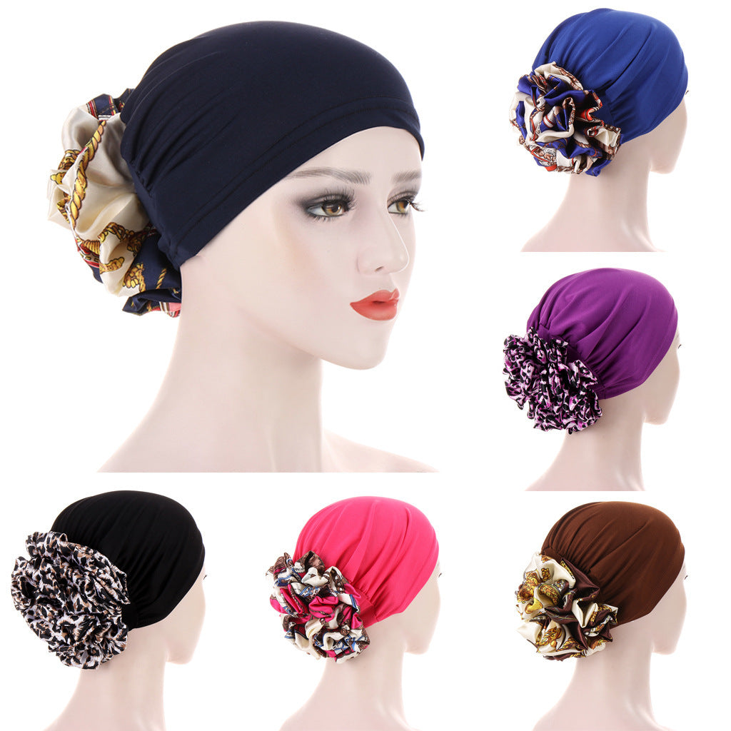 Women's Fashion Multicolor Tapestry Scarf Hat - Heritage cosmetics and beauty care