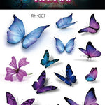 Waterproof Temporary Tattoo Sticker Small Butterfly Body Art Fake Tattoo Flash Tattoo Clavicle Female - Heritage cosmetics and beauty care