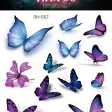 Waterproof Temporary Tattoo Sticker Small Butterfly Body Art Fake Tattoo Flash Tattoo Clavicle Female - Heritage cosmetics and beauty care