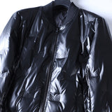 Fashion Personality Male Glossy Down Jacket