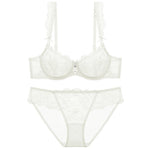 Sheer Lace Bra Spongeless Set - Heritage cosmetics and beauty care