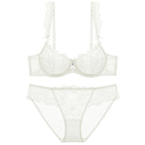 Sheer Lace Bra Spongeless Set - Heritage cosmetics and beauty care