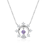 S925 Sterling Silver Ferris Wheel Pendant Design Necklace - Heritage cosmetics and beauty care